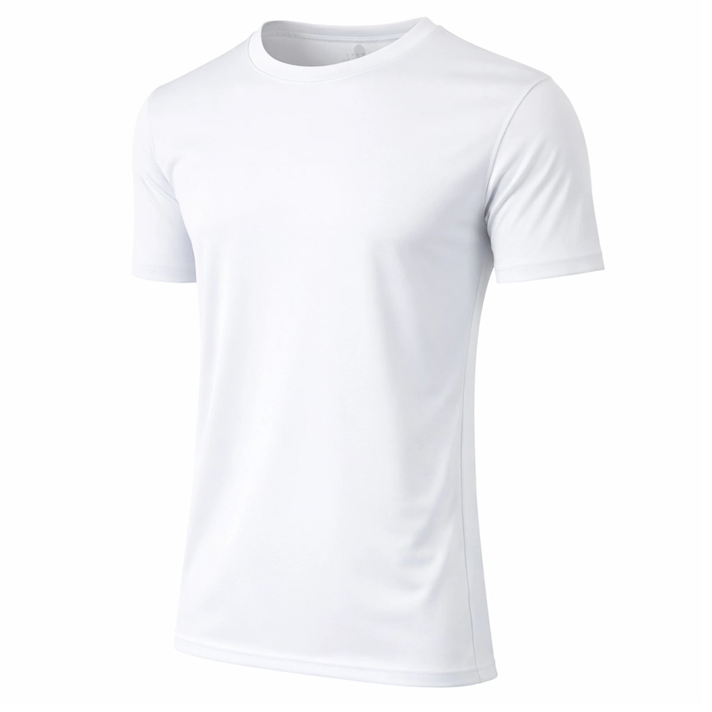Men's Short Sleeve Moisture-Wicking Performance Crew Neck Tee