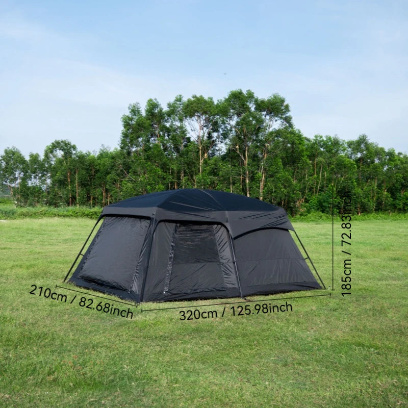 YC-01 Outdoor Camping Tent With Extendable Canopy For All Seasons