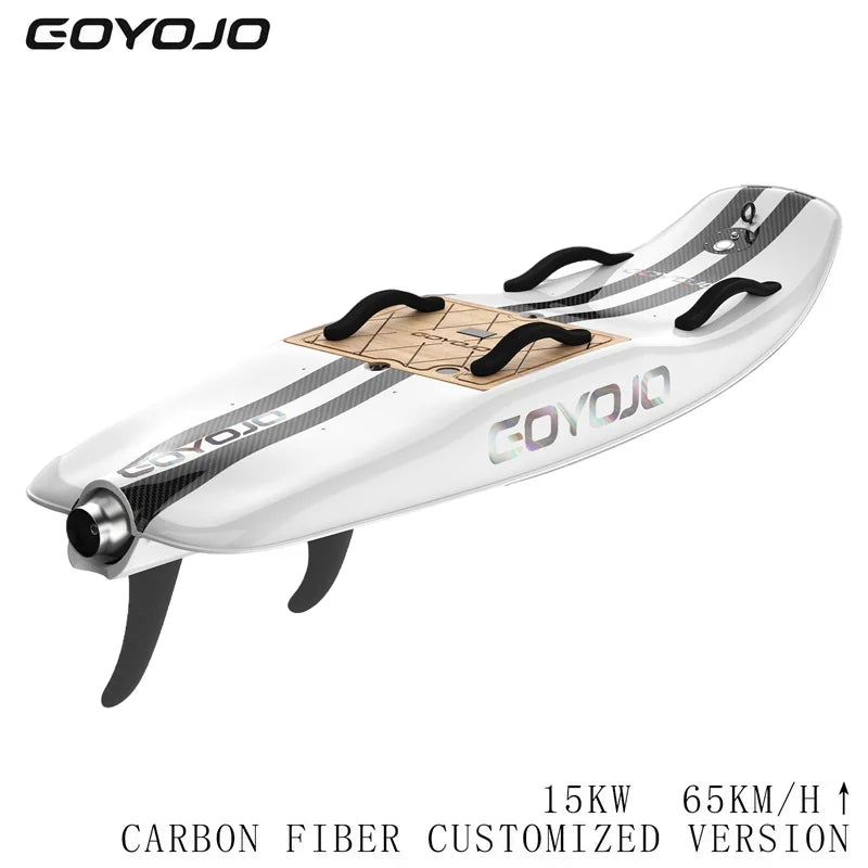 Electric Surfboard In Carbon Fiber Jet Surf Board 15KW Seaside Outdoor Sports Water Surf Adjustable Speed Above 65KM/H Jetboards