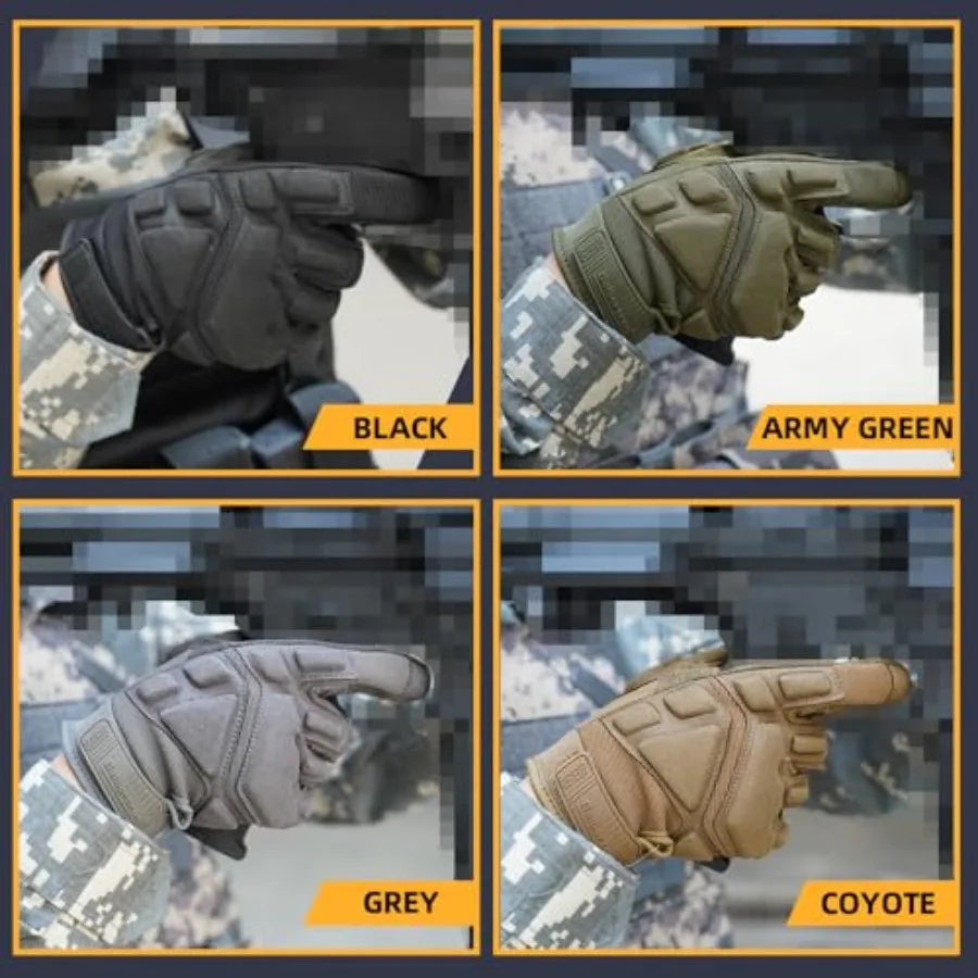 Tactical Gloves With Touchscreen Compatibility For Motorcycle