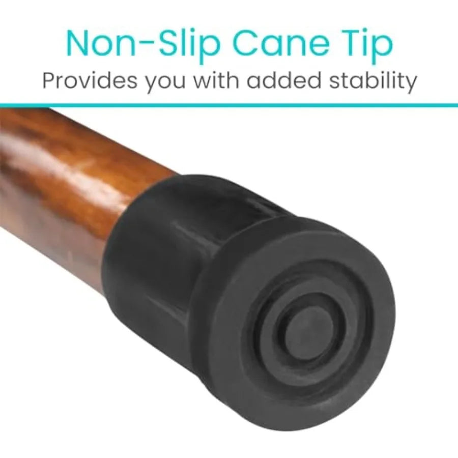 Willow Wood Walking Cane For Seniors And Outdoor Trekking