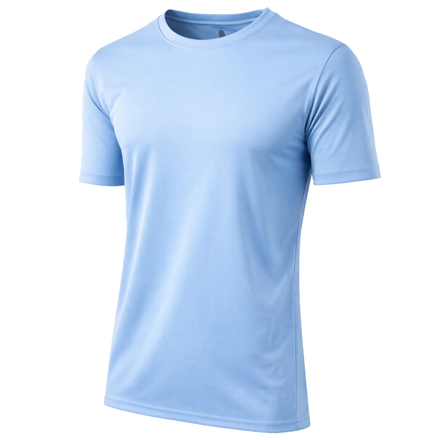 Men's Short Sleeve Moisture-Wicking Performance Crew Neck Tee