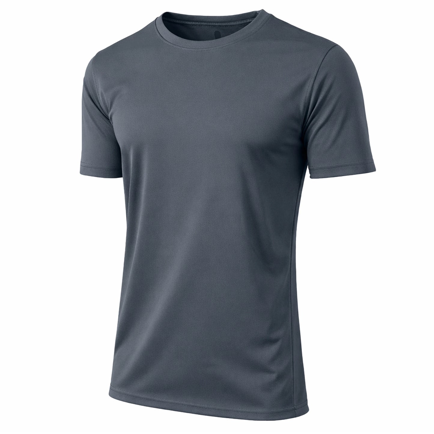 Men's Short Sleeve Moisture-Wicking Performance Crew Neck Tee