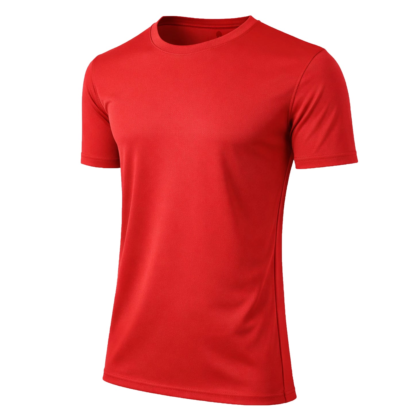 Men's Short Sleeve Moisture-Wicking Performance Crew Neck Tee