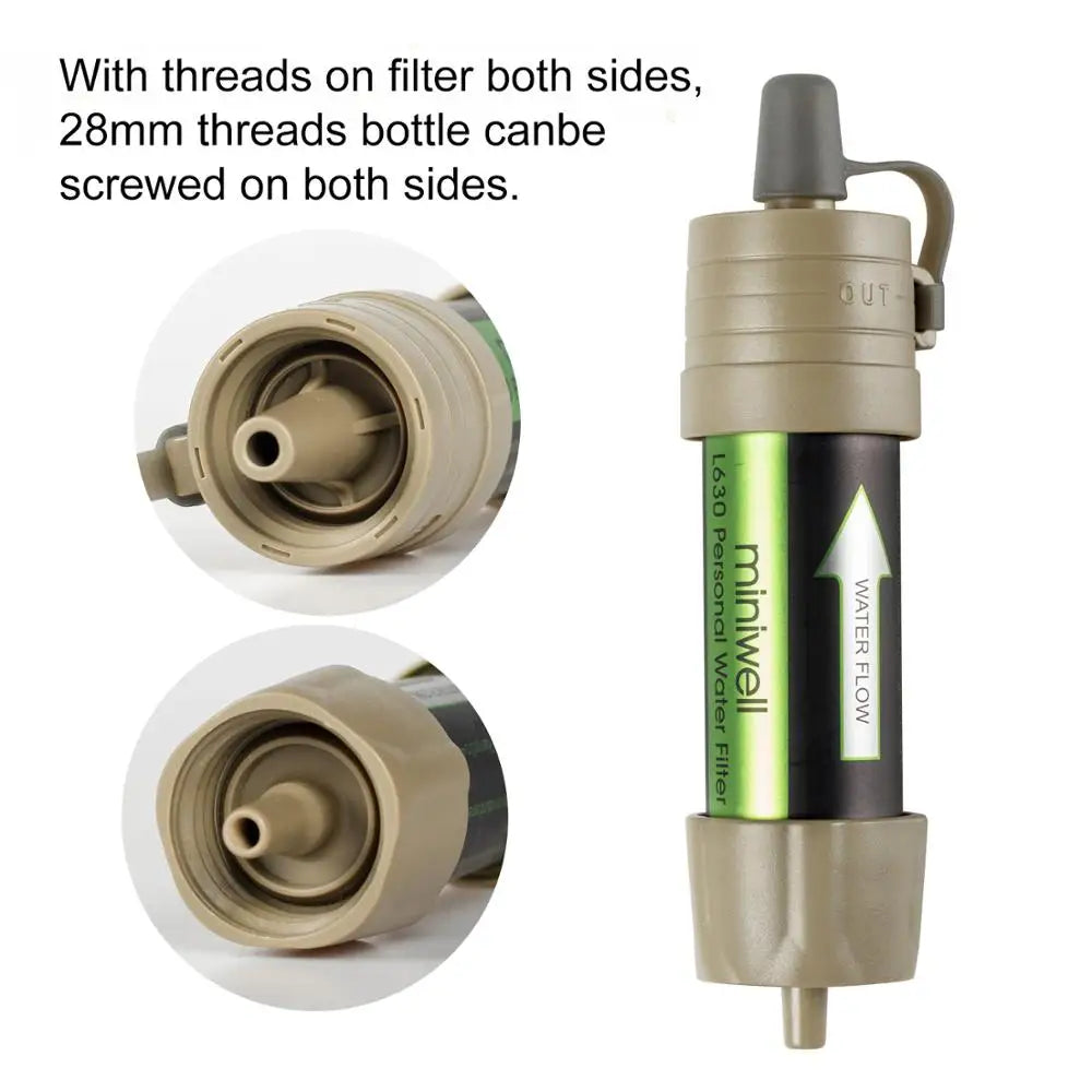 L630 Personal Camping Water Filter Straw For Survival