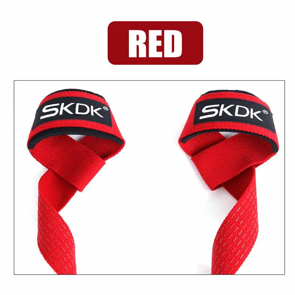 Lostook Weightlifting Wrist Straps Adjustable Non Slip Grip 2 Pcs