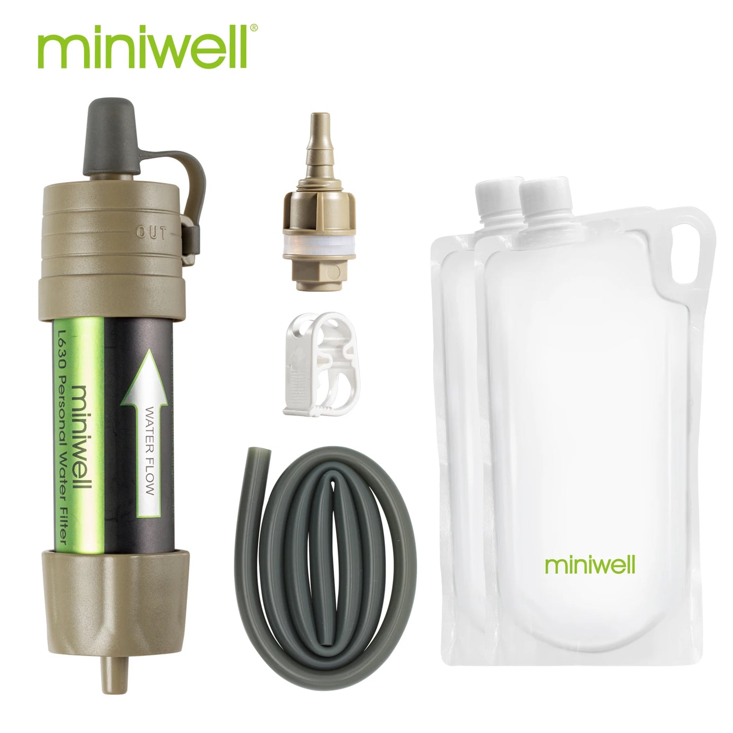 L630 Personal Camping Water Filter Straw For Survival