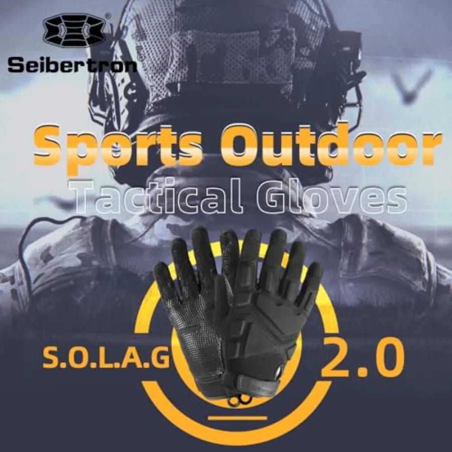 Tactical Gloves With Touchscreen Compatibility For Motorcycle