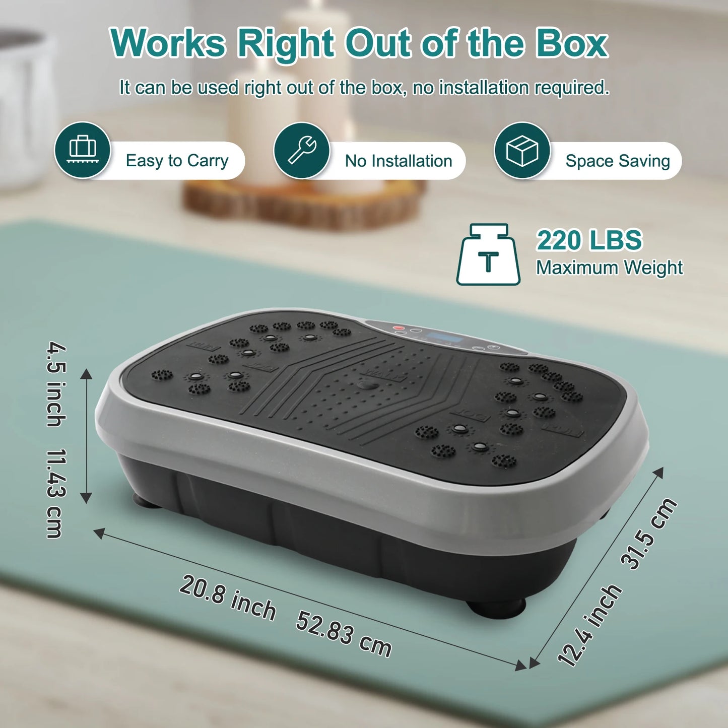 Vibration Plate Exercise Machine For Home Fitness And Fat Burning