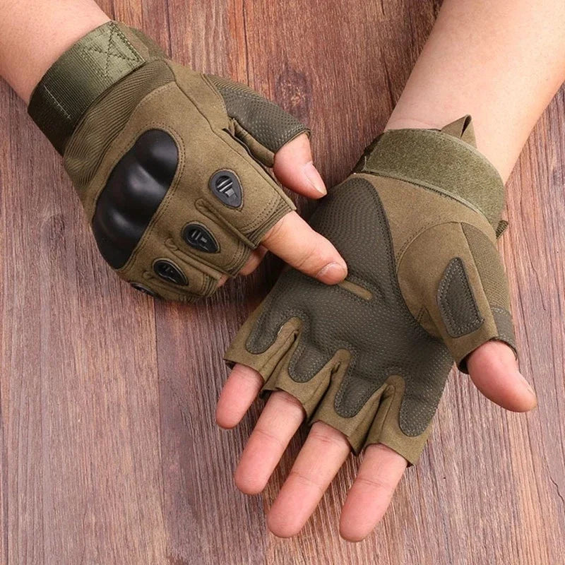 Half Finger Outdoor Tactical Gloves For Sports Shooting And Cycling