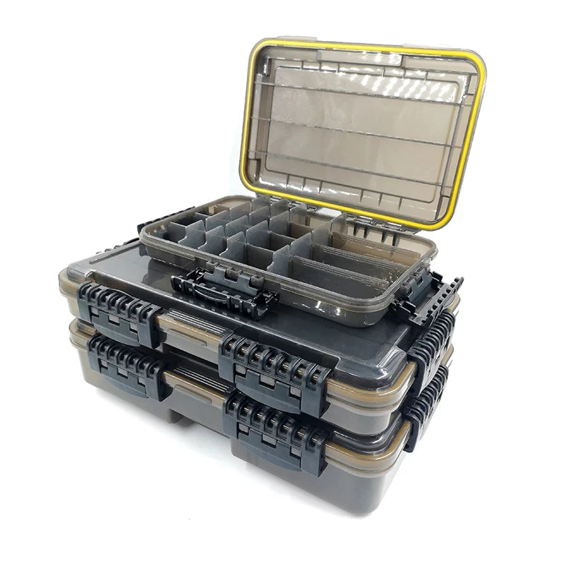 Large Capacity Waterproof Fishing Tackle Box For Gear Organization