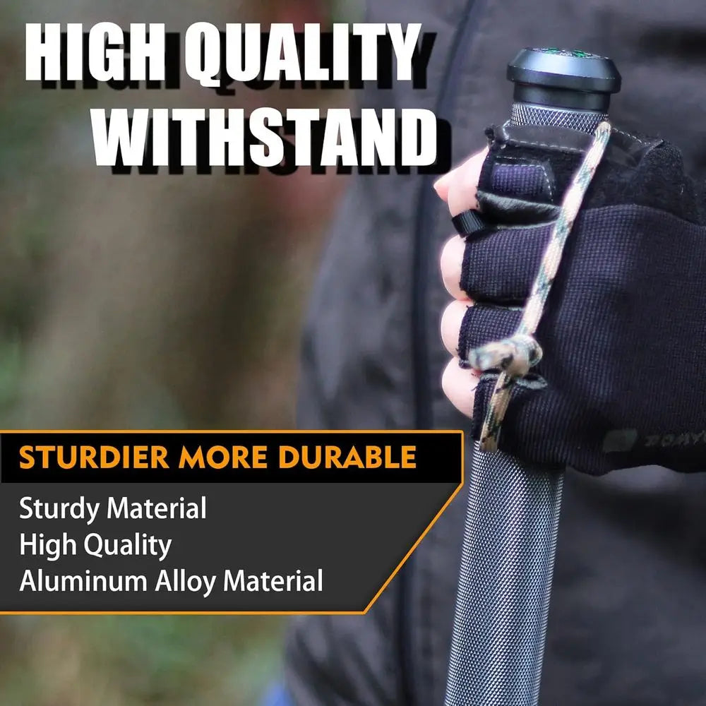 7-in-1 Tactical Walking Stick for Survival and Trekking