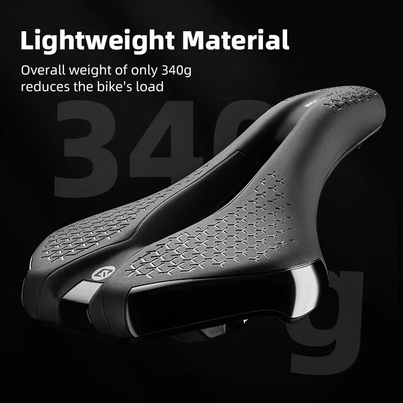 ROCKBROS MTB Bike Saddle PU Leather Non Slip Cushion Breathable