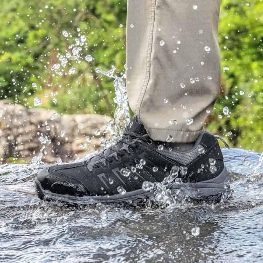 OutJet Legend Men's Waterproof Hiking Shoes Leather Lightweight
