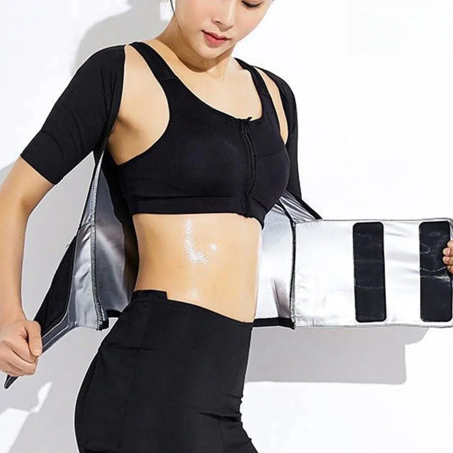 1pcs Women Waist Trainer Corset Weight Slimming Neoprene Sauna Sweat Vest Workout Body Shaper Fitness Equipment Accessories