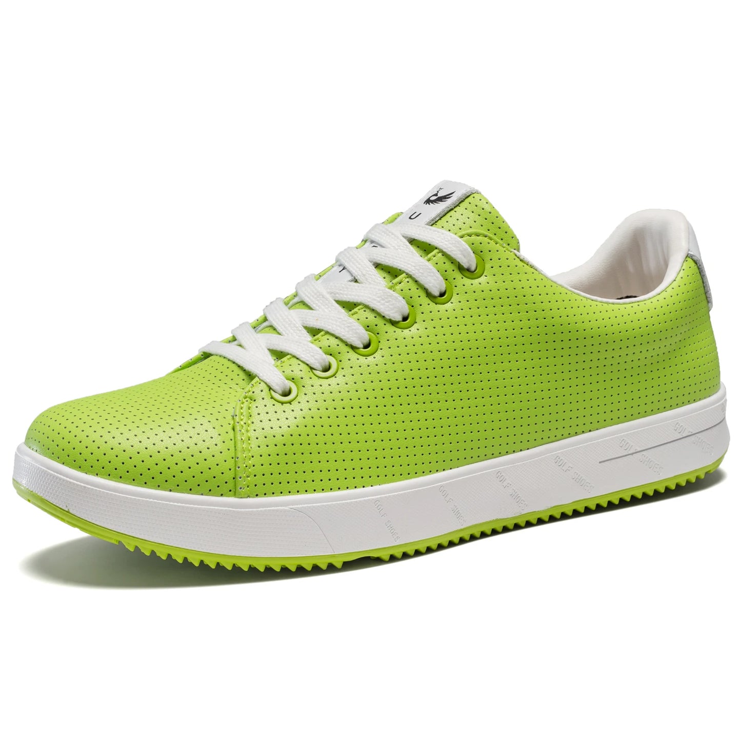 UOFEIY Men's Golf Shoes Waterproof Breathable Leather