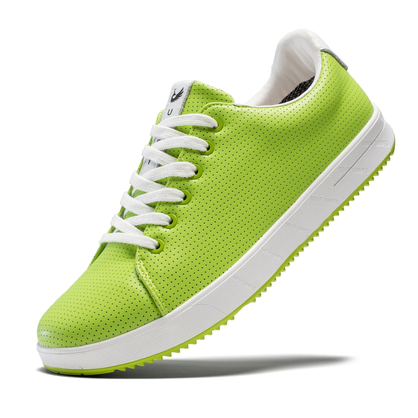 UOFEIY Men's Golf Shoes Waterproof Breathable Leather
