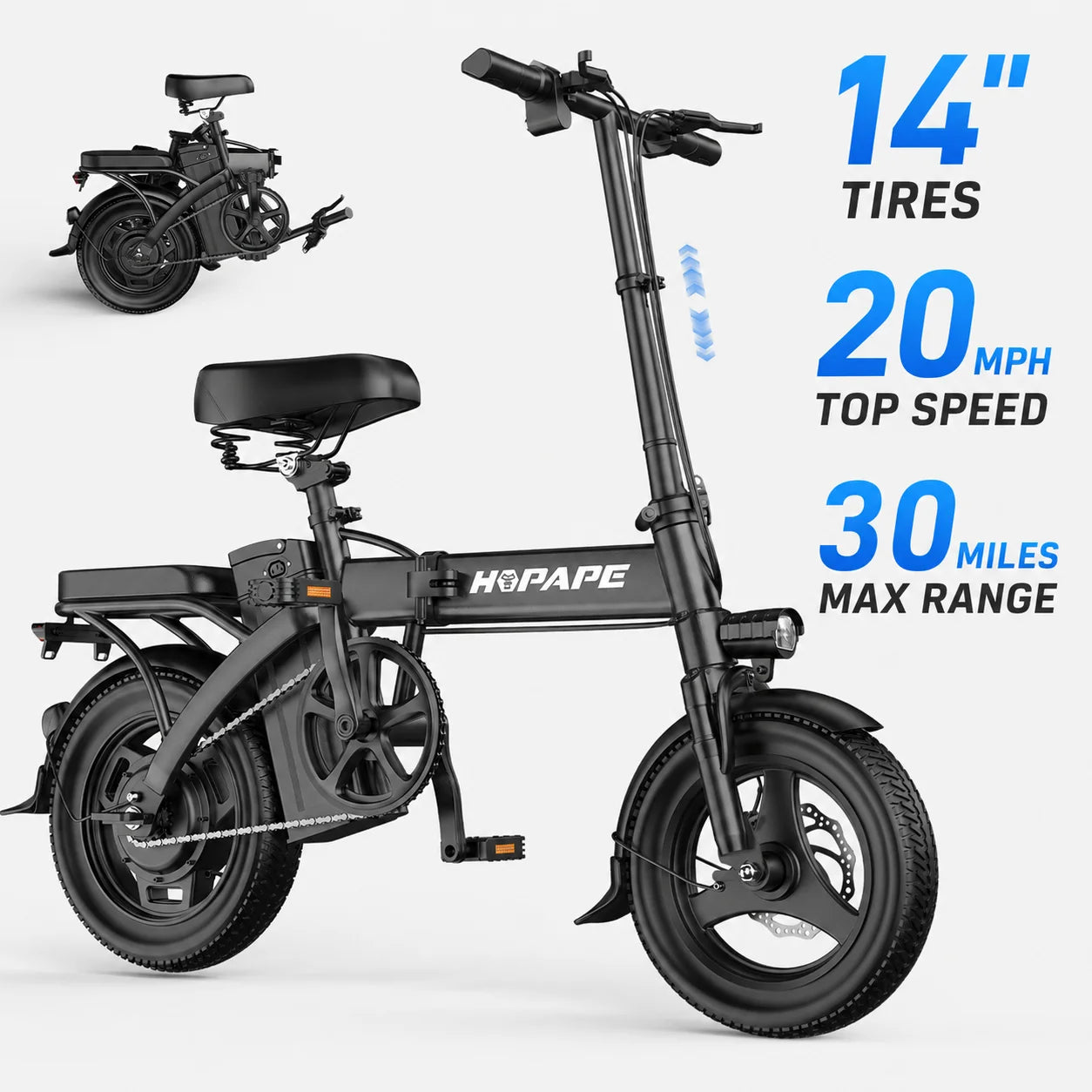 EOEOTWO Fat Tire Electric Bike 48V 20Ah Battery 1000W Motor