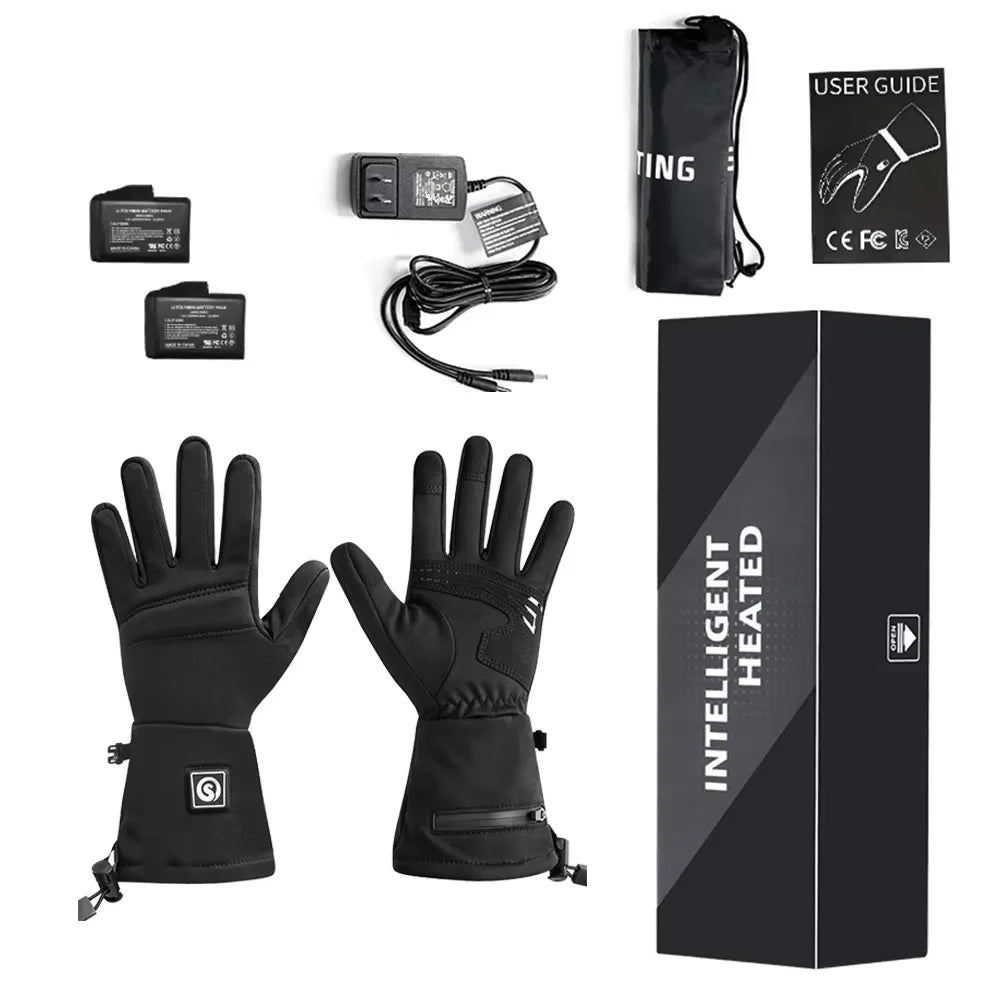 Snow Deer S18 Winter Heated Gloves With Battery Touch Screen