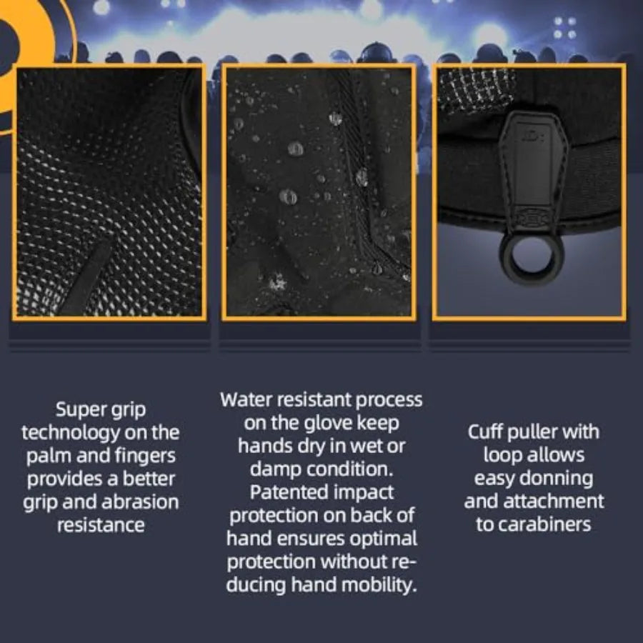 Tactical Gloves With Touchscreen Compatibility For Motorcycle