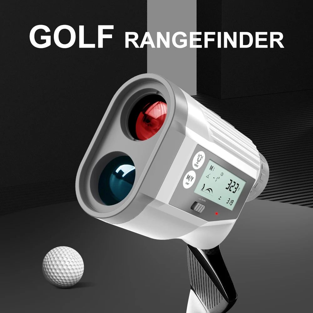 REVASRI Golf Rangefinder With Angle Switch Side Display Voice Prompts