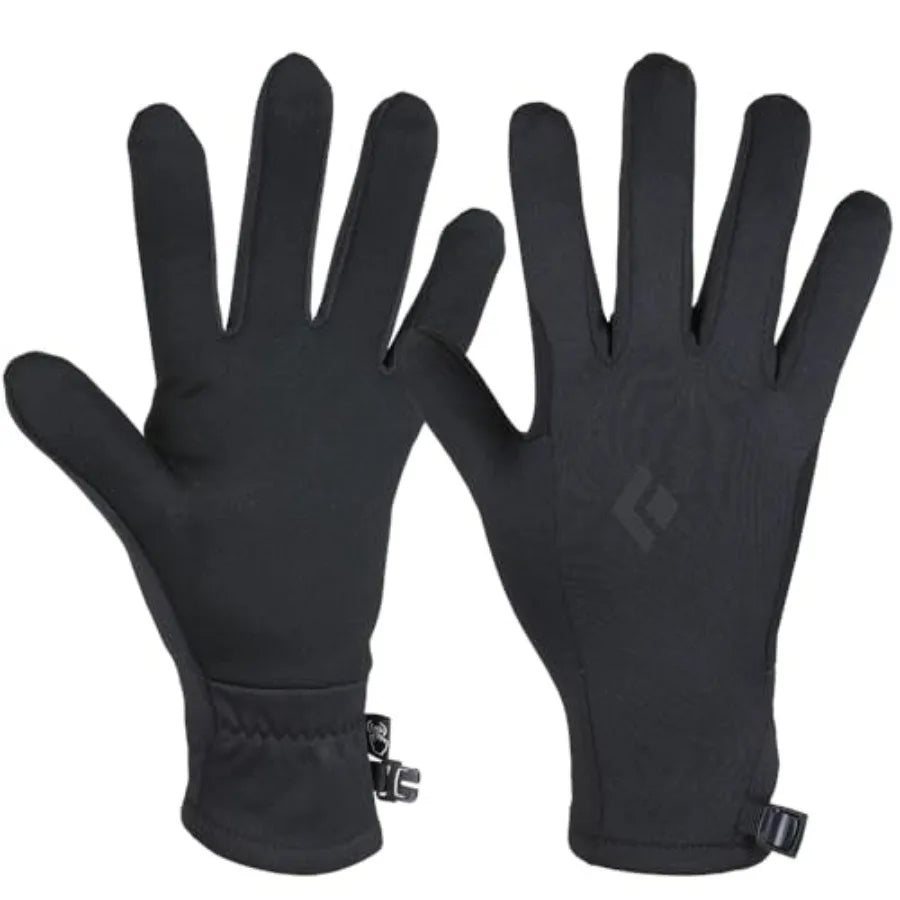 Midweight Screentap Gloves With Fleece Liner For Running And Hiking