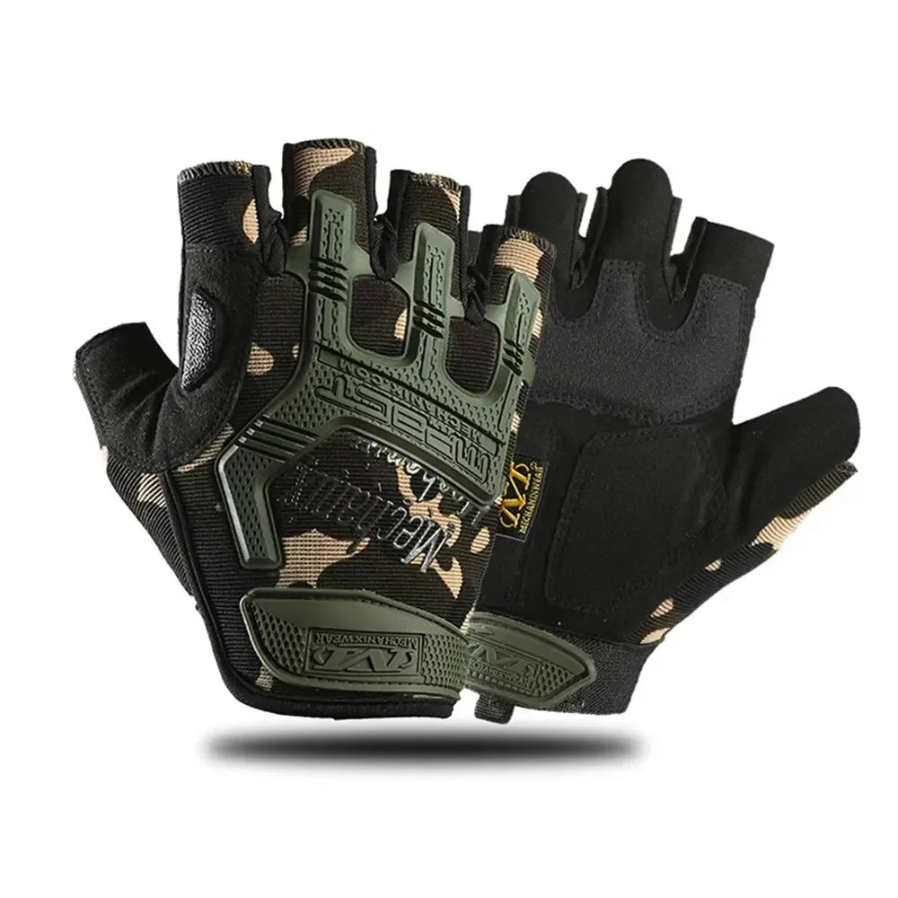 Popular Tactical Half Finger Gloves for Outdoor and Motorcycle Riding
