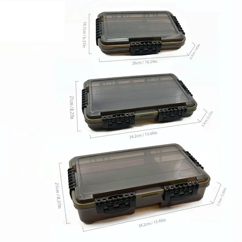 Large Capacity Waterproof Fishing Tackle Box For Gear Organization