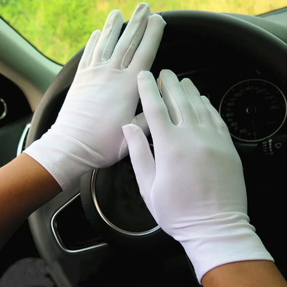 Lycra Spandex Etiquette Jewelry Gloves For Dance And Formal Wear