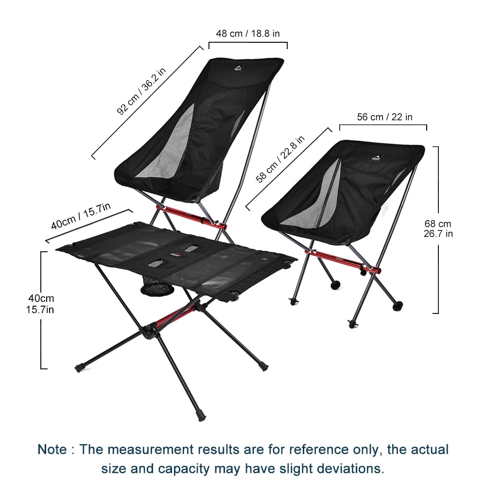 Widesea Outdoor Folding Chair for Camping Beach Picnic