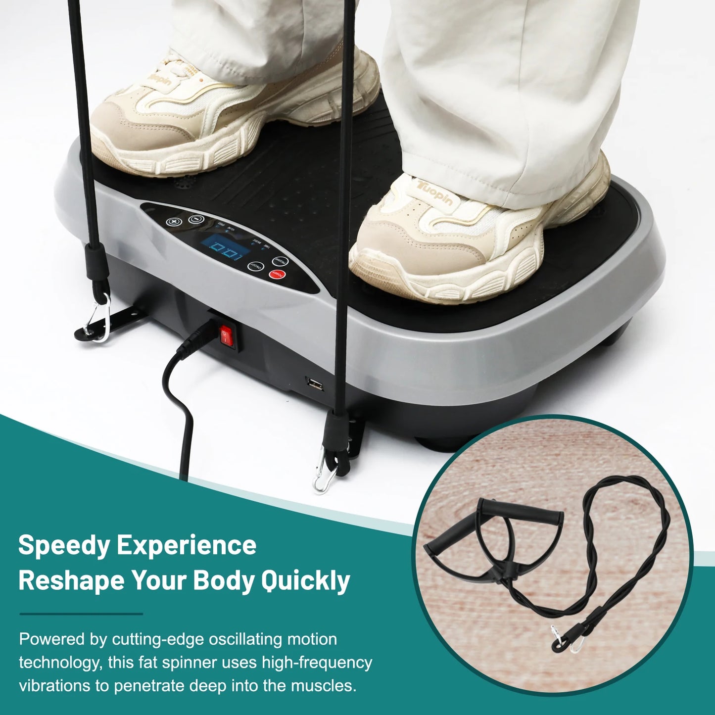 Vibration Plate Exercise Machine For Home Fitness And Fat Burning