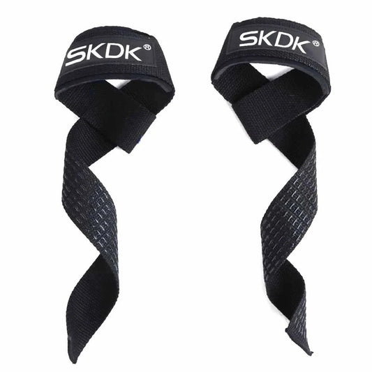Lostook Weightlifting Wrist Straps Adjustable Non Slip Grip 2 Pcs