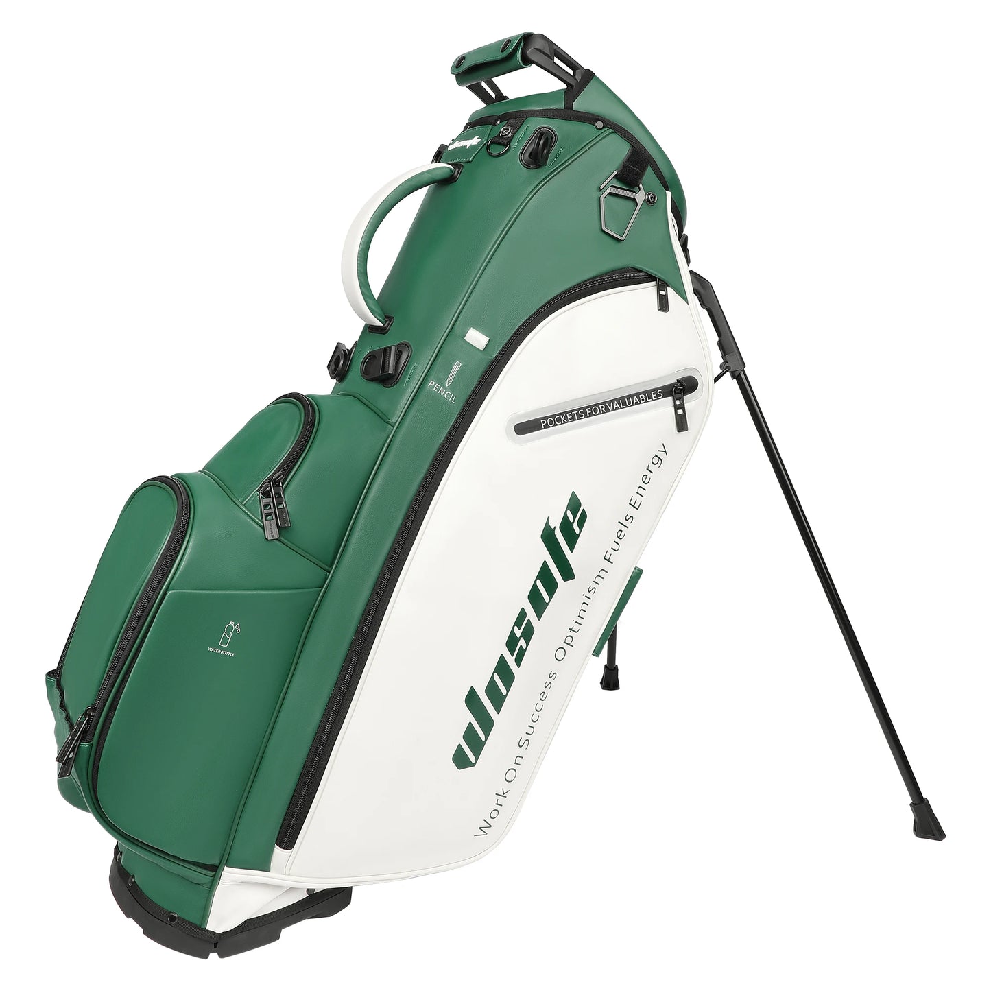 Lightweight Golf Stand Bag PU Material With 14 6 Dividers