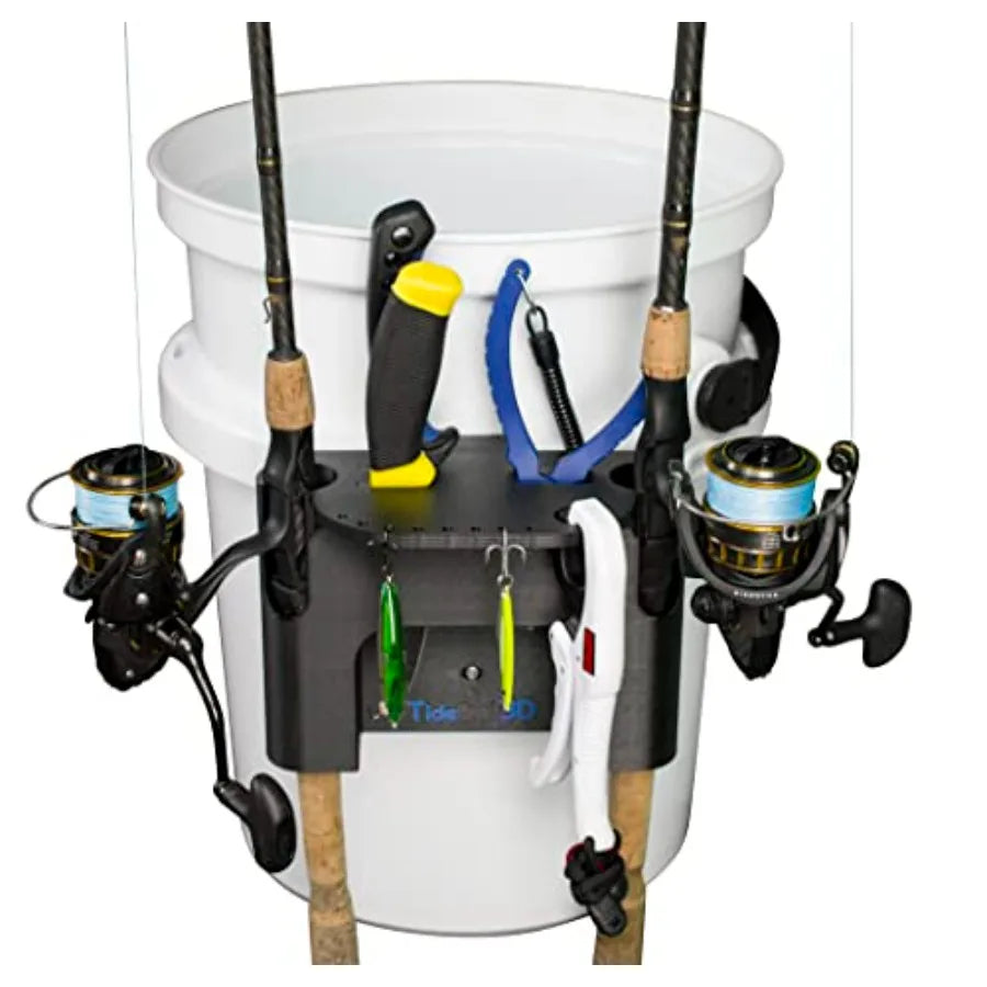 Fishing Rod Holder Compatible with YETI LoadOut Bucket
