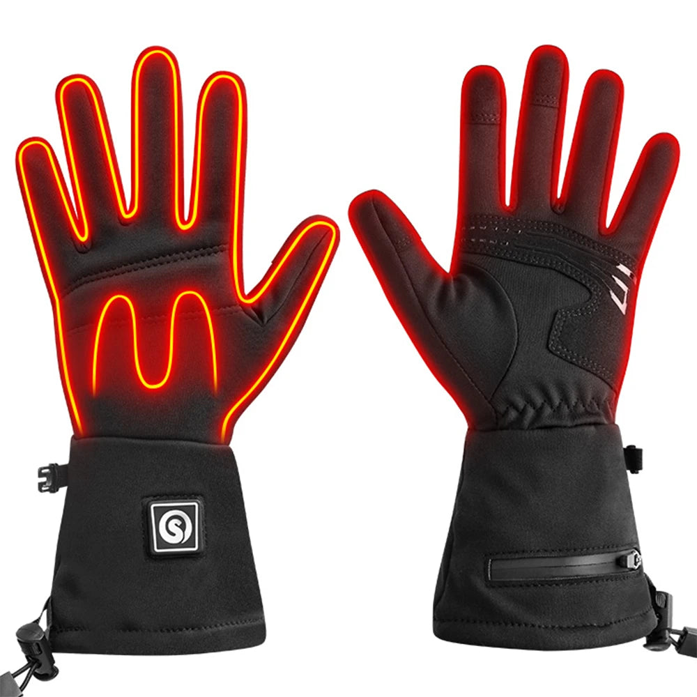 Snow Deer S18 Winter Heated Gloves With Battery Touch Screen