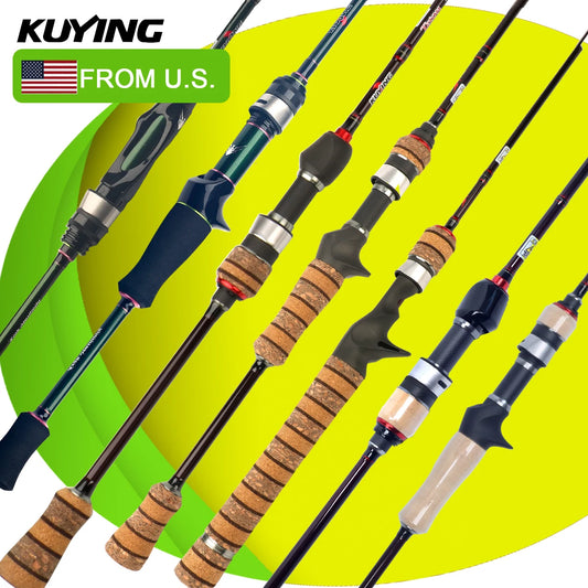 Kuying Carbon Lure Rod For Casting And Spinning River Fishing