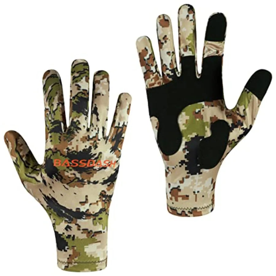 Camo Hunting Gloves UPF 50 Lightweight Touchscreen Outdoor Gear