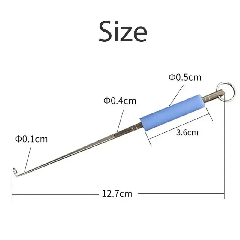 Stainless Steel Fishing Hook Removers 2Pcs Dehooker Set