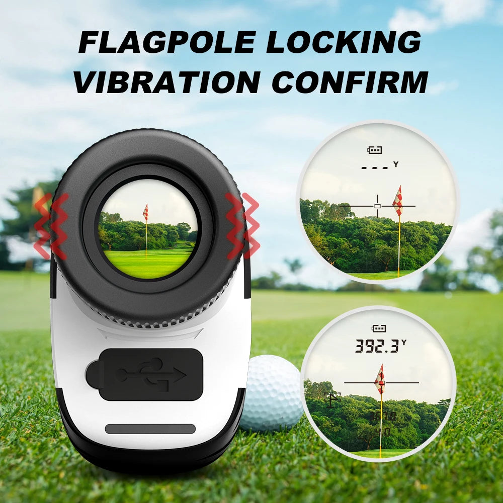 REVASRI Golf Rangefinder 1300 Yards With Angle Switch Flag Lock