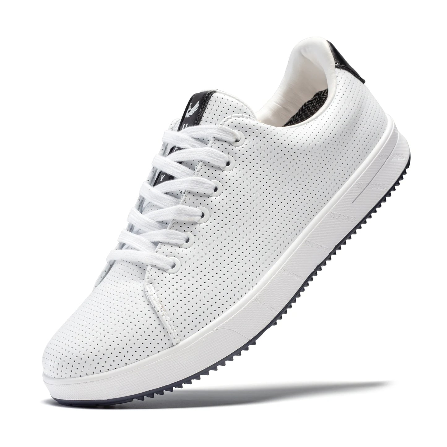 UOFEIY Men's Golf Shoes Waterproof Breathable Leather