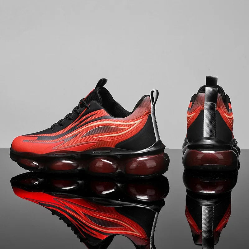 Men's Breathable Running Shoes Shock Absorption Fashionable Sporty Casual Dad Trendy Shoes Summer New Arrival PU Insole Rubber O