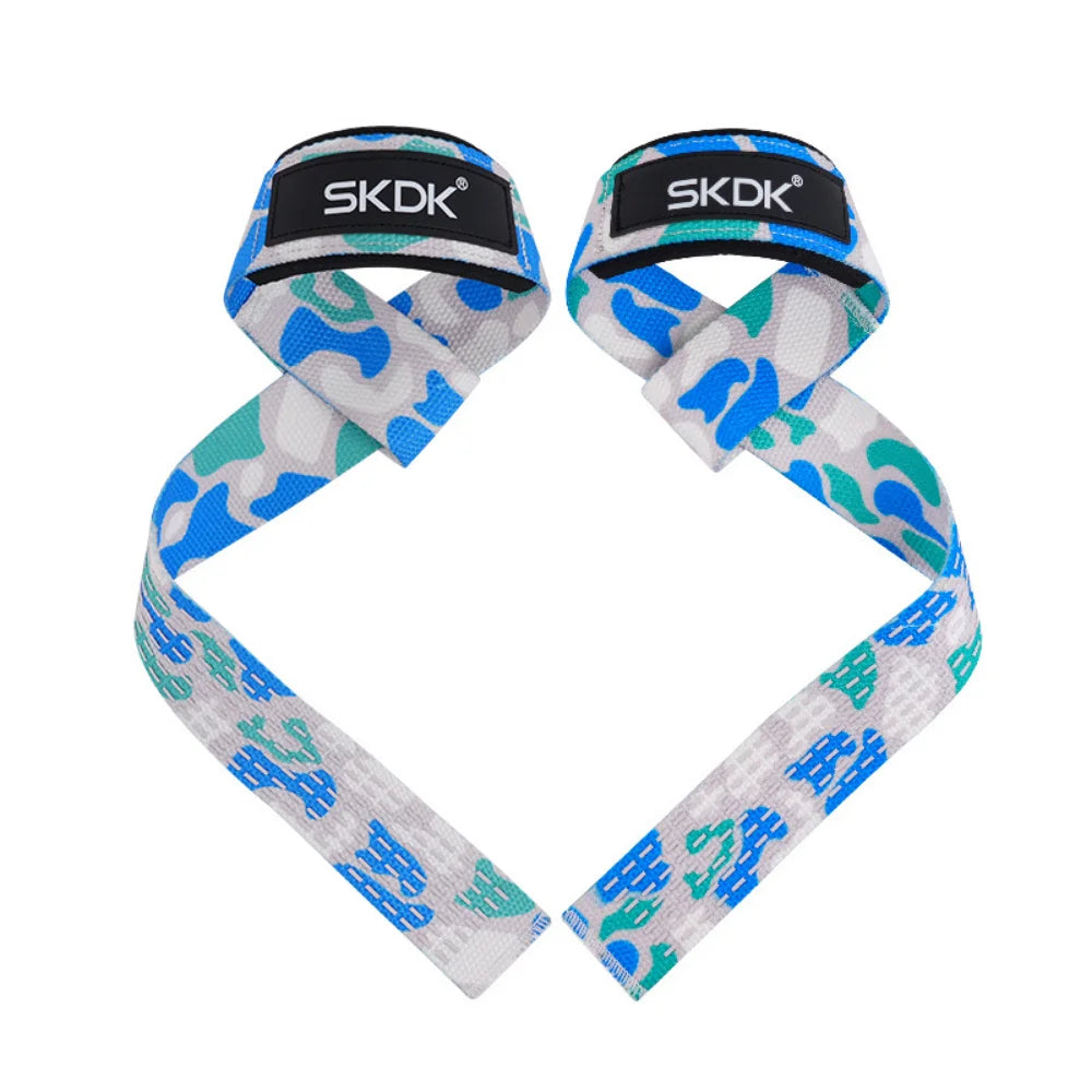 Lostook Weightlifting Wrist Straps Adjustable Non Slip Grip 2 Pcs