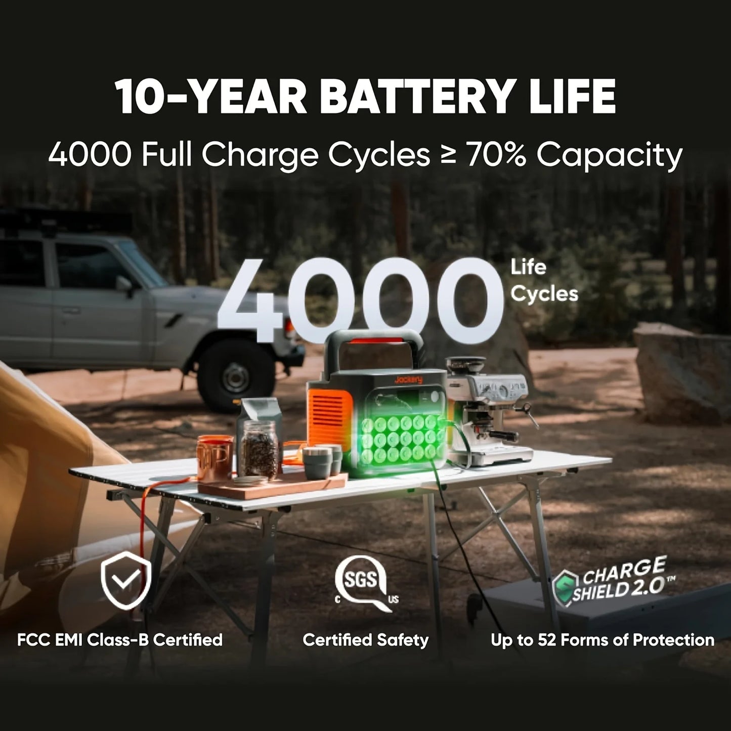 Jackery Explorer 1000 V2 Portable Power Station With 5M Extension Cord