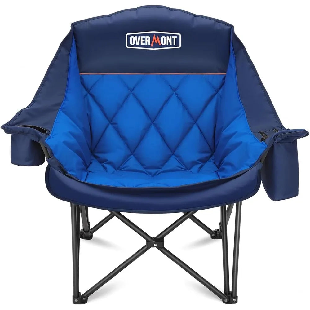 Heavy Duty Camping Chair 450lb Capacity With Cup Holder