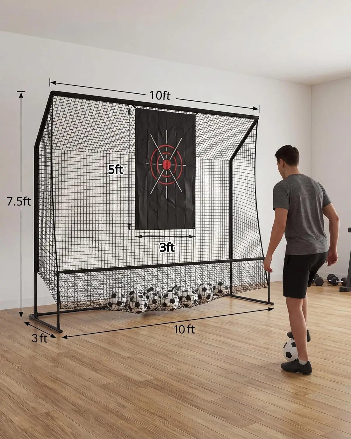 HiMISS Golf Practice Net For Indoor Outdoor Swing And Chipping