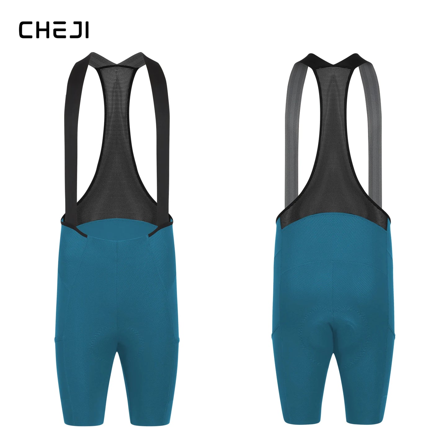 Cheji Men's Cycling Bib Shorts Seamless Quick-Drying Breathable