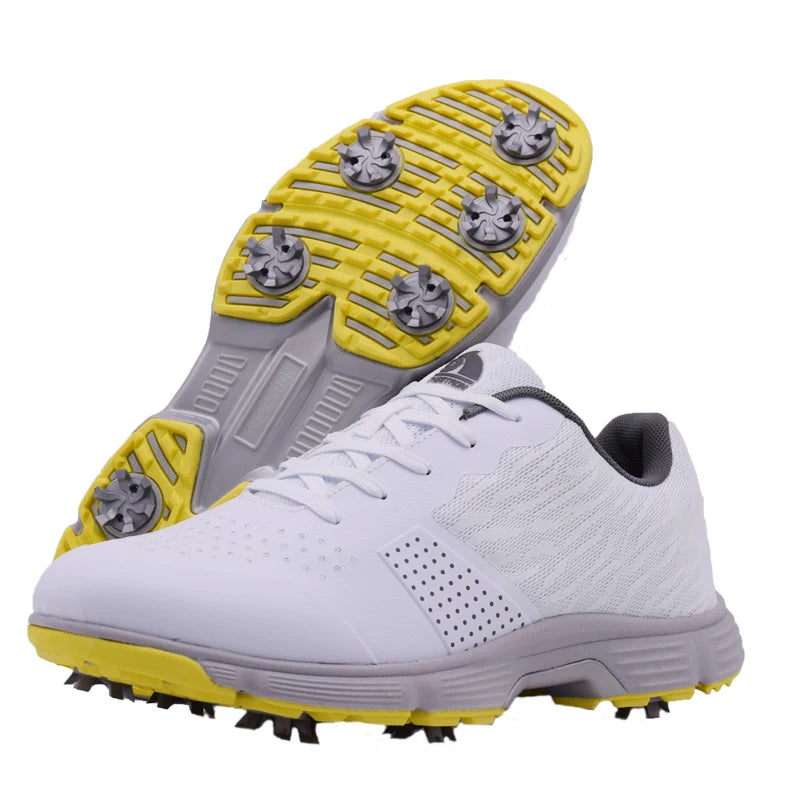 Men Golf Shoes Professional Spikes Golf Sneakers Anti Slip Walking Footwears