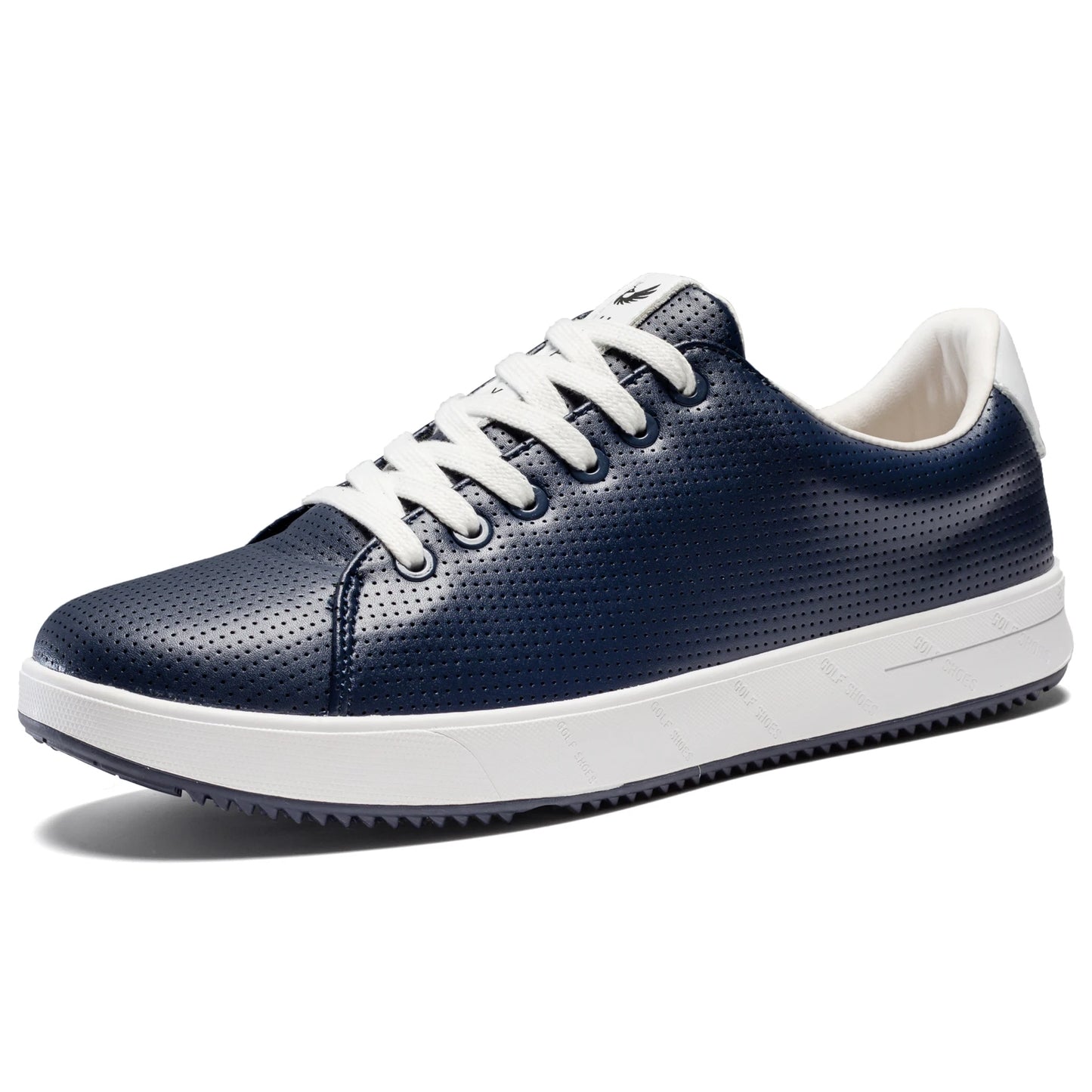 UOFEIY Men's Golf Shoes Waterproof Breathable Leather
