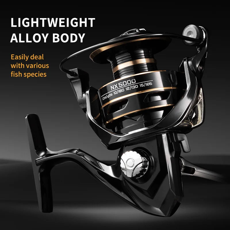 J-BARZILLAI NX Spinning Reel 10kg Drag Metal Cup All Waters
