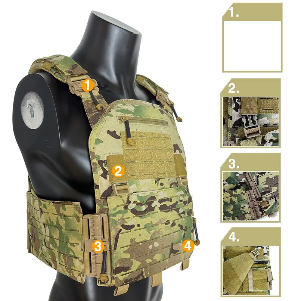 UnionTac VT05 LAVC Modular Quick Release Plate Carrier Vest